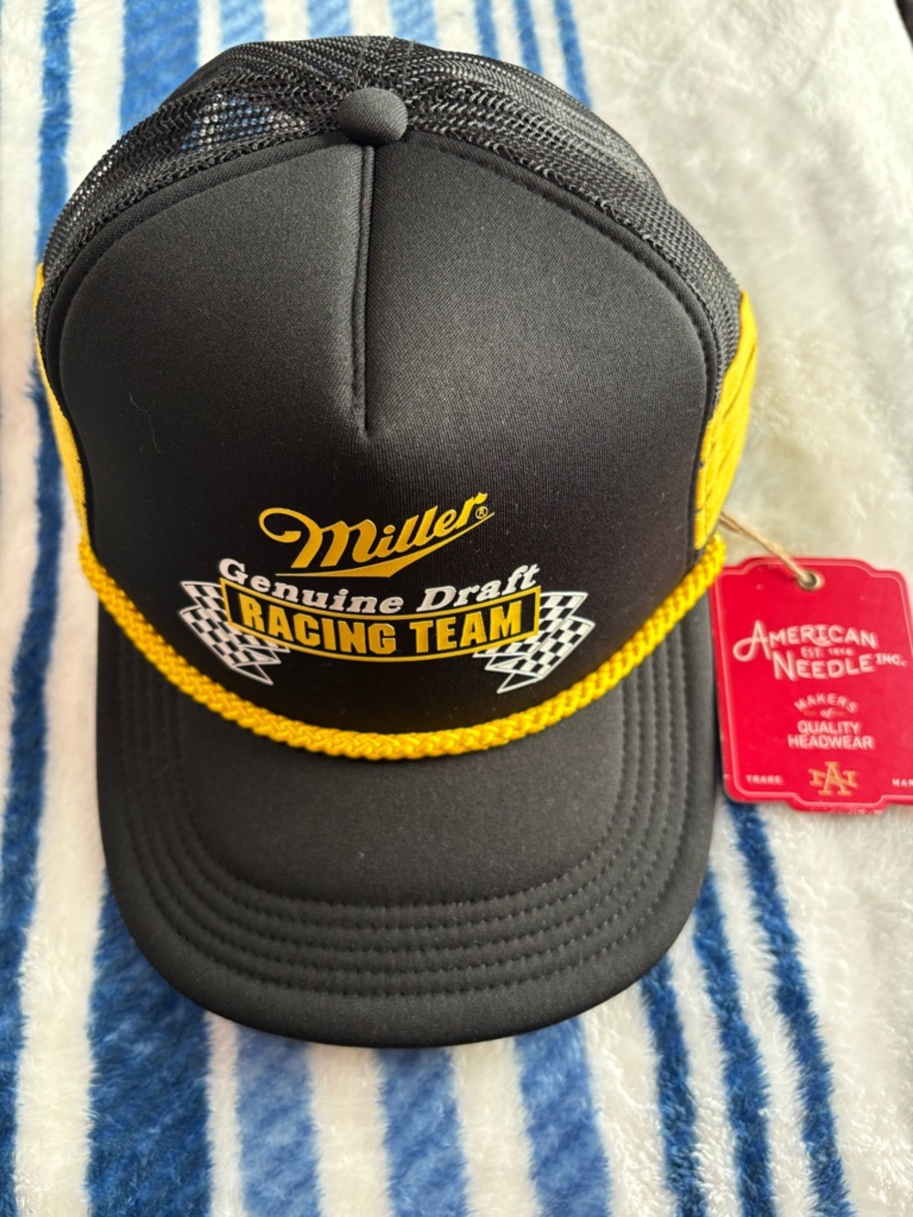 NWT American Needle inc Miller Racing Team adjustable hat